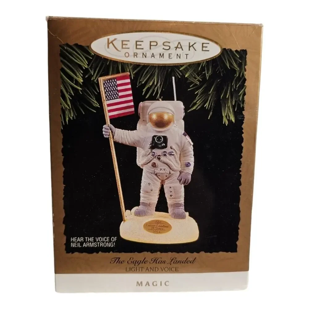 Hallmark Keepsake Magic Neil Armstrong Christmas Ornament The Eagle Had Landed